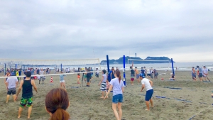 鵠沼海岸 ビーチバレー大会に参加してきました カナエルジャーナル 鵠沼海岸 ビーチバレー大会に参加してきました カナエルジャーナル